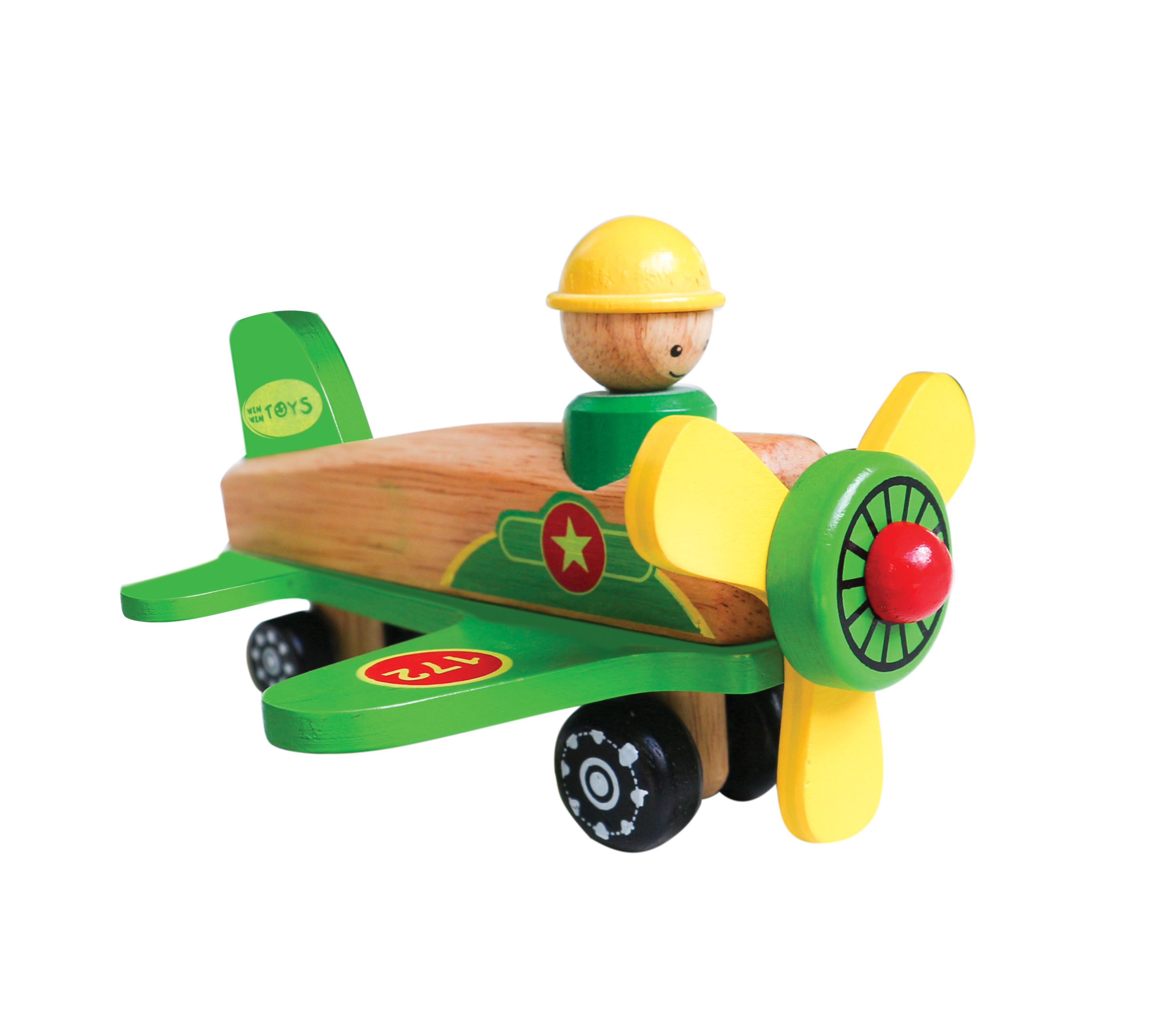 Đồ chơi mô hình xe, Máy bay quân sự - Đồ chơi gỗ Winwintoys