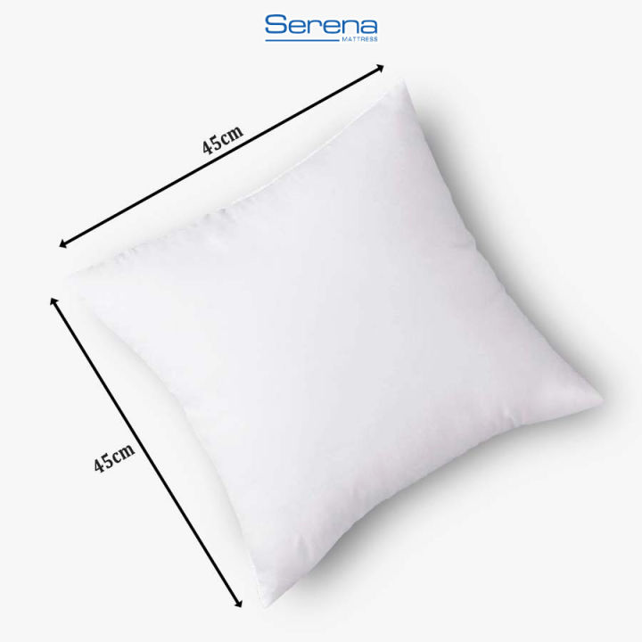 Gối vuông sofa sợi polyester SERENA cao cấp - cái ruột gối nhỏ tựa lưng trang trí ghế sofa vuông nằm ngủ cao cấp pillow for sofa