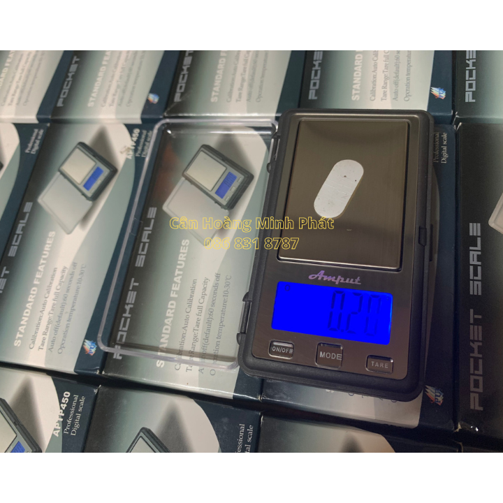 Cân Điện Tử Mini Bỏ Túi Pocket Scale 100g-200g/0.01g AMPUT