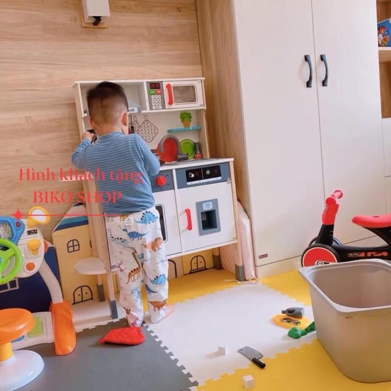 Đồ chơi bếp lắp ghép bằng gỗ cao 110cm