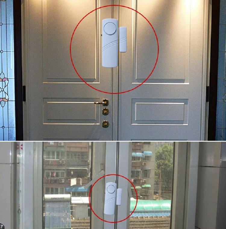 Thiết bị báo động cảm ứng từ cao cấp bảo vệ nhà cửa V1 ( Tặng kèm pin )