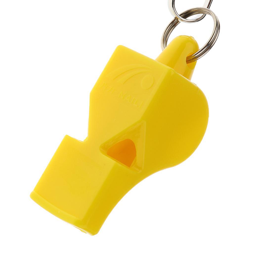 2xSoccer Referee Whistle Team Sports / Survival Camping Hiking   Yellow