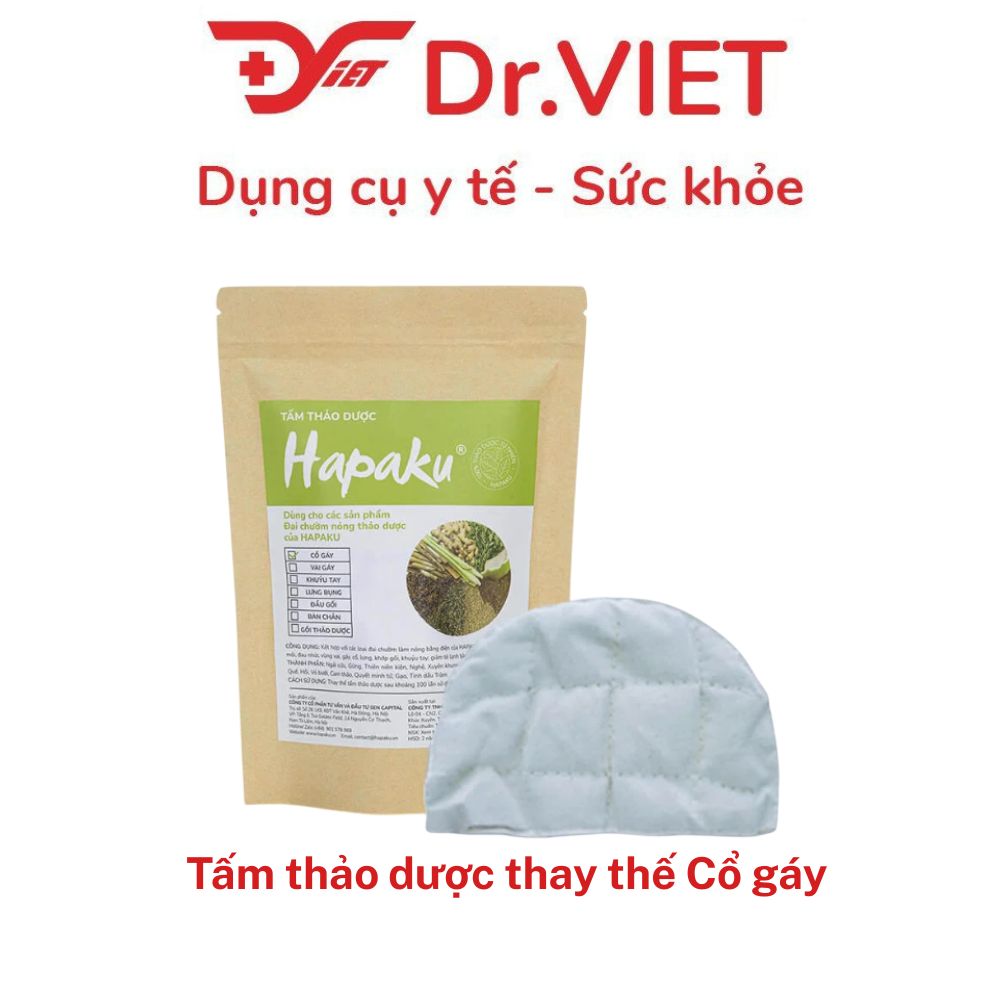 Đai chườm nóng thảo dược Cổ gáy Hapaku Giảm đau, Thư giãn, Ngủ ngon