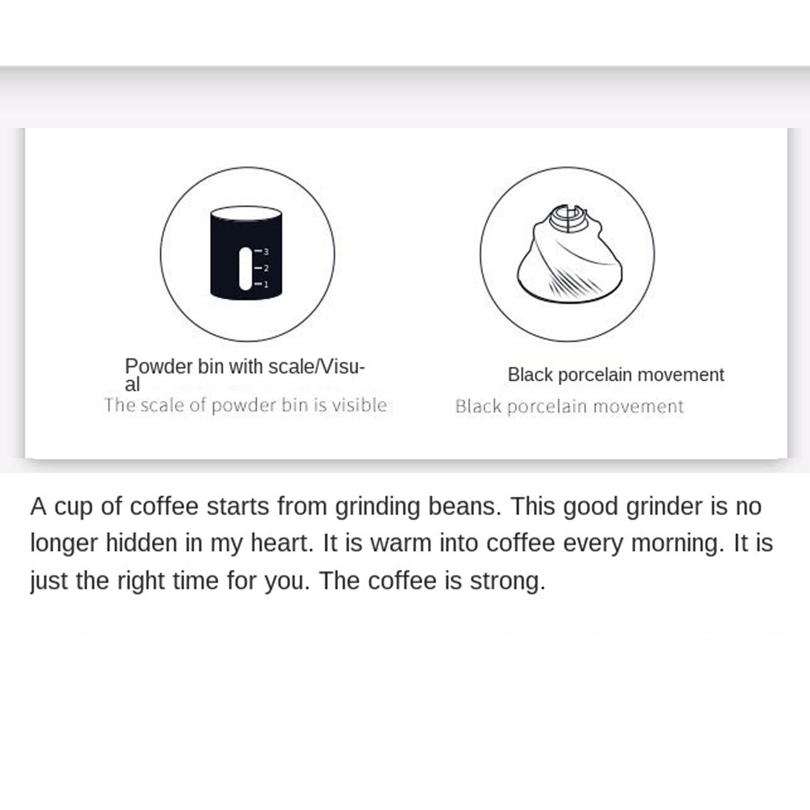 Manual Coffee  Adjustable Setting for Espresso  Camping