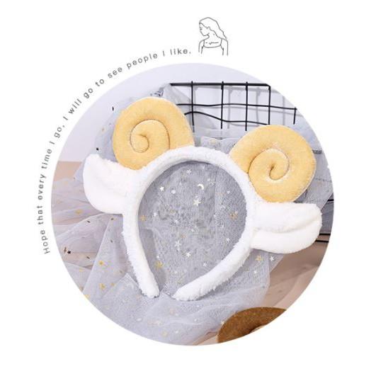 BĂNG ĐÔ BỜM TÓC CAO CẤP SỪNG CỪU DỄ THƯƠNG DIỆU DÀNG Phụ kiện makeup