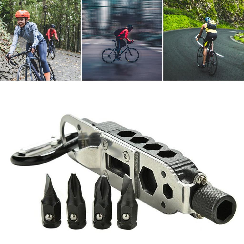 Alloy Multi-Tool Screwdriver Keychain Outdoor Camping Maintenance