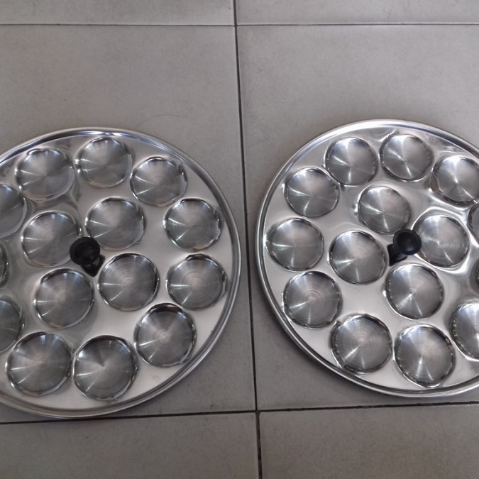 Combo 2 khuôn làm bánh bèo Nhỏ  inox Đk 25cm