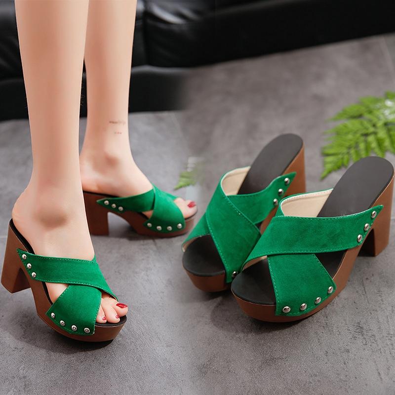 Giày sandal cao gót thời trang dành cho nữ