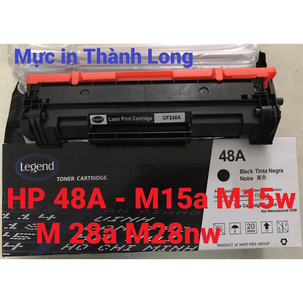 Hộp mực 48a in đẹp, có chíp, cho máy in HP Pro M15a, MFP M28a, MFP M28w. Gọi là Cartridge, catrich, toner CF248a