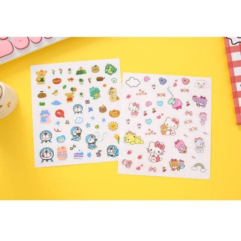 STICKER DÁN HELLO KITTY DORAEMON