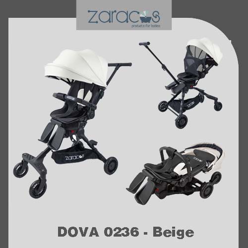Xe đẩy gấp gọn cho bé Zaracos Dova 0236 Beige - Zaracos Việt Nam