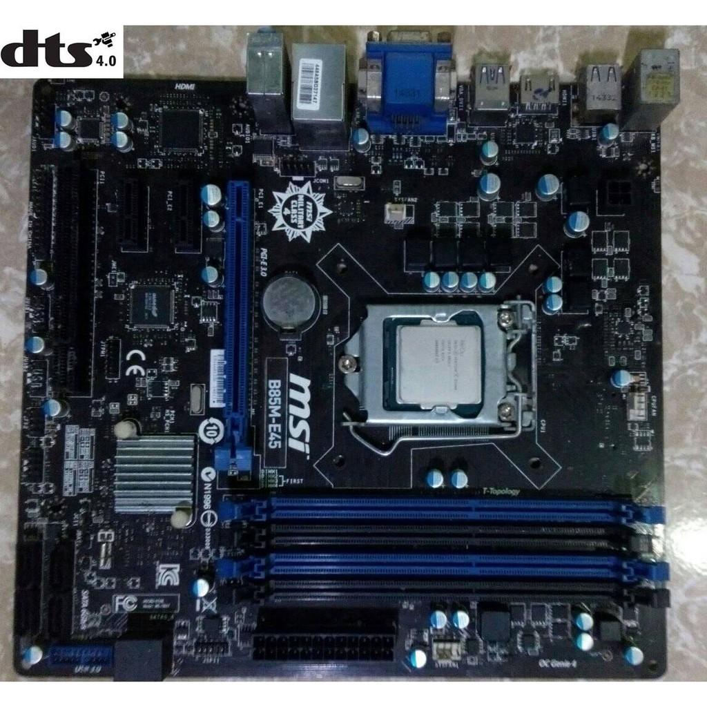 Bo mạch chủ máy tính bàn (main) MSI H81 Socket 1150 (Kèm: Chặn (FE), Keo tản nhiệt CPU, Còi, dây SATA)