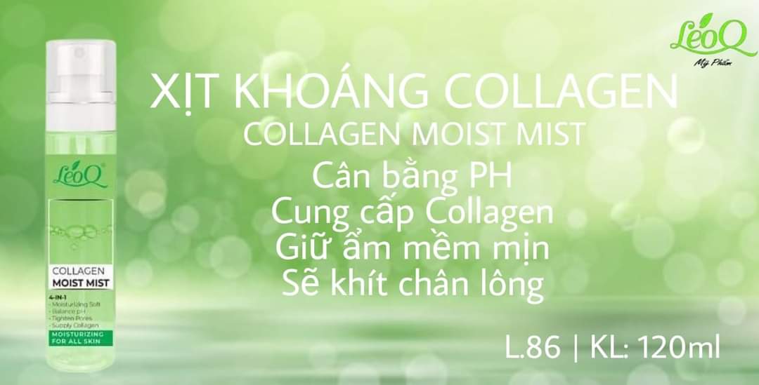 LEOQ XỊT KHOÁNG COLLAGEN 120ML