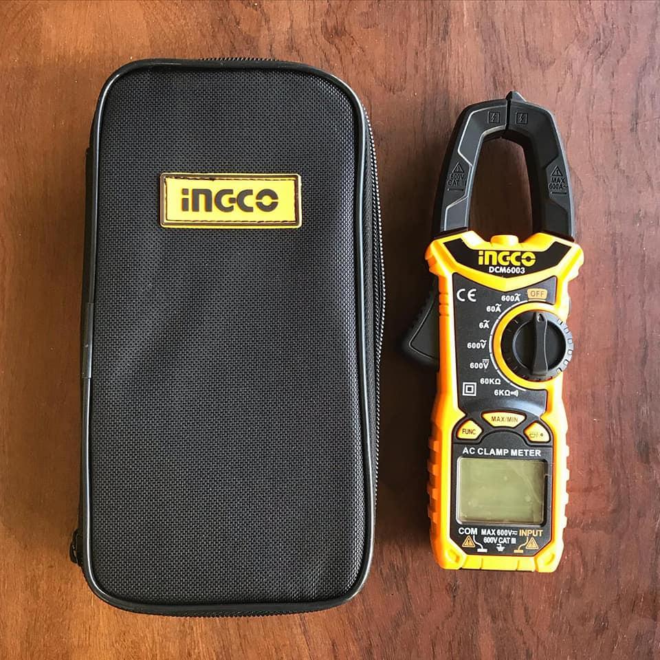 KỀM ĐO AC KỸ THUẬT SỐ (6000 SỐ ĐẾM) INGCO DCM6003 - HÀNG CHÍNH HÃNG