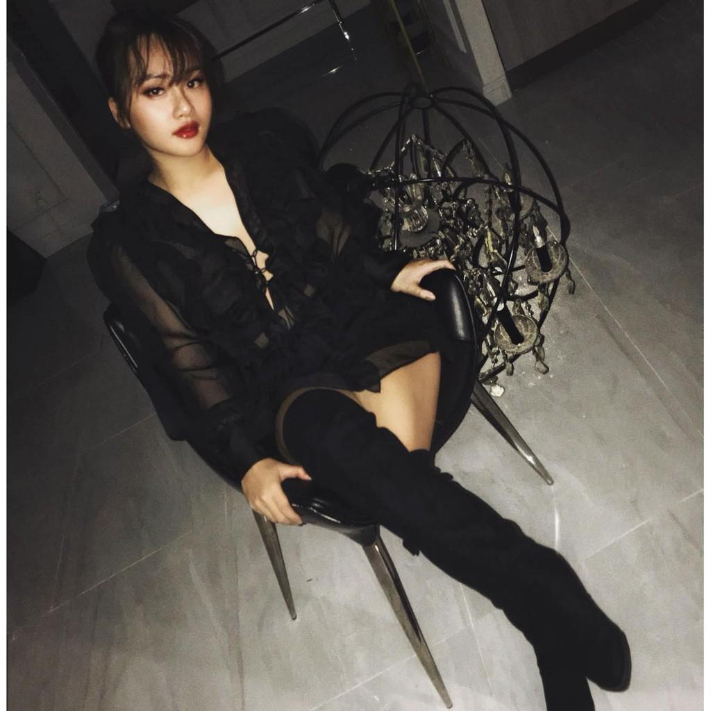 Áo Sơ Mi Thân Bèo Tiểu Thư Chất Voan Tơ Sang Chảnh