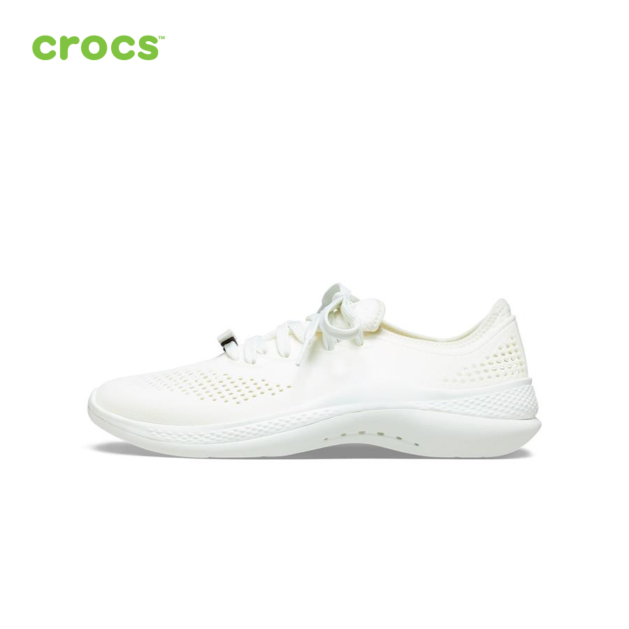 Giày lười nữ Crocs LiteRide 360 Shoe Pacer W Almost White/Almost White - 206705-1CV