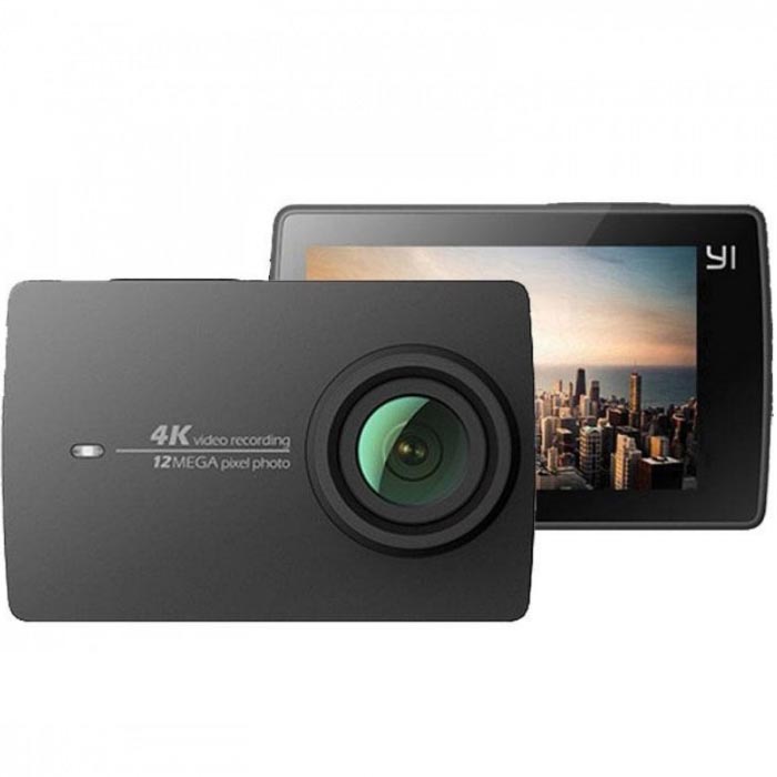 Vỏ silicon kèm nắp che cho Xiaomi Yi 4K Action camera