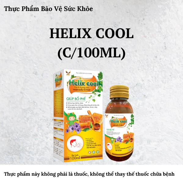 Thực phẩm bảo vệ sức khỏe Helix Cool (C/100ml)