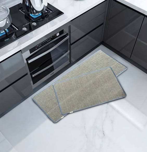 SET THẢM ĐÔI SILVER (1 THẢM NHỎ VÀ 1 THẢM DÀI) Hàng chính hãng