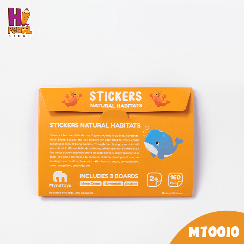 Sticker Dán MyndToys Chủ Đề Động Vật Natural Habitats