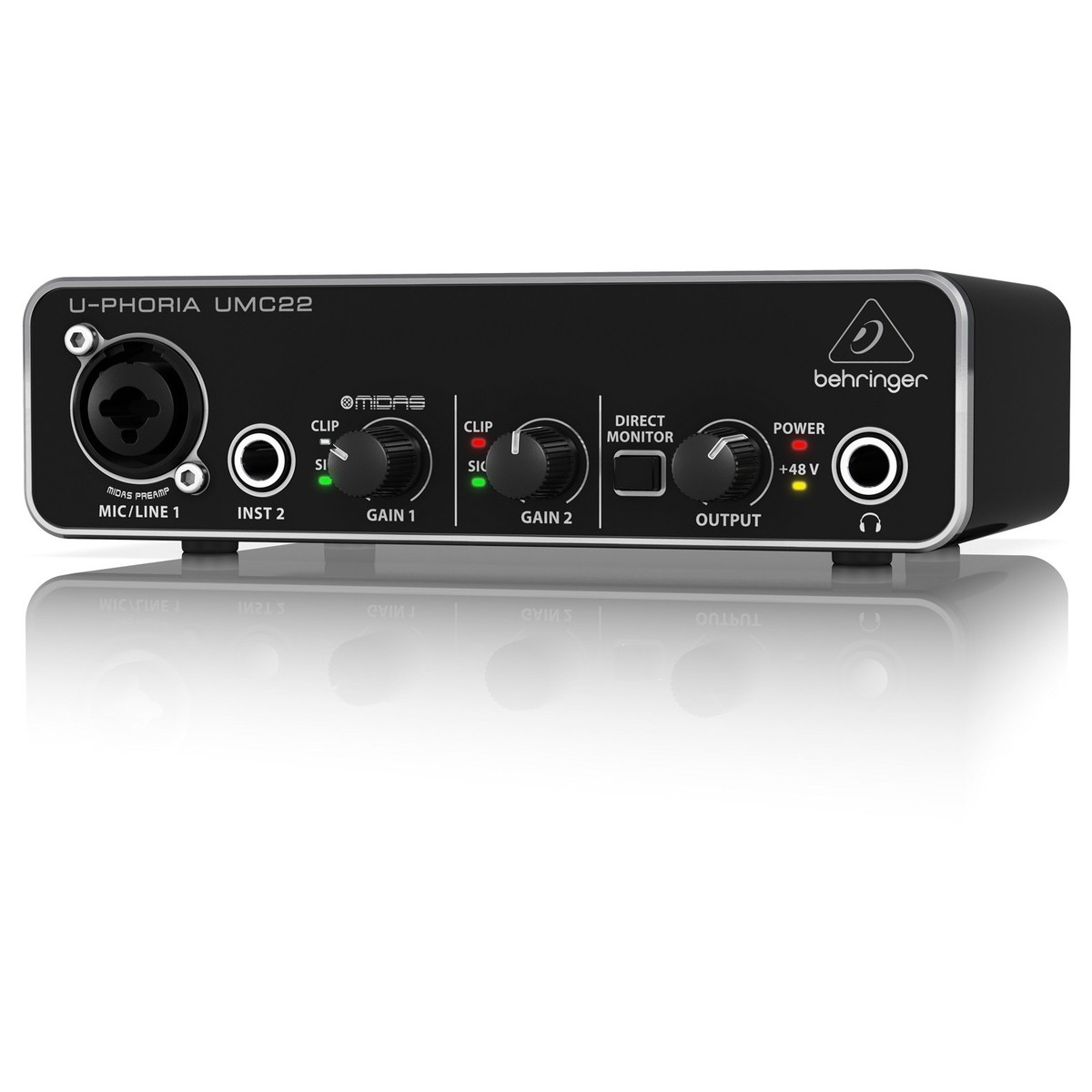 Behringer U-Phoria UMC22 USB Audio Interface - Hàng Chính Hãng