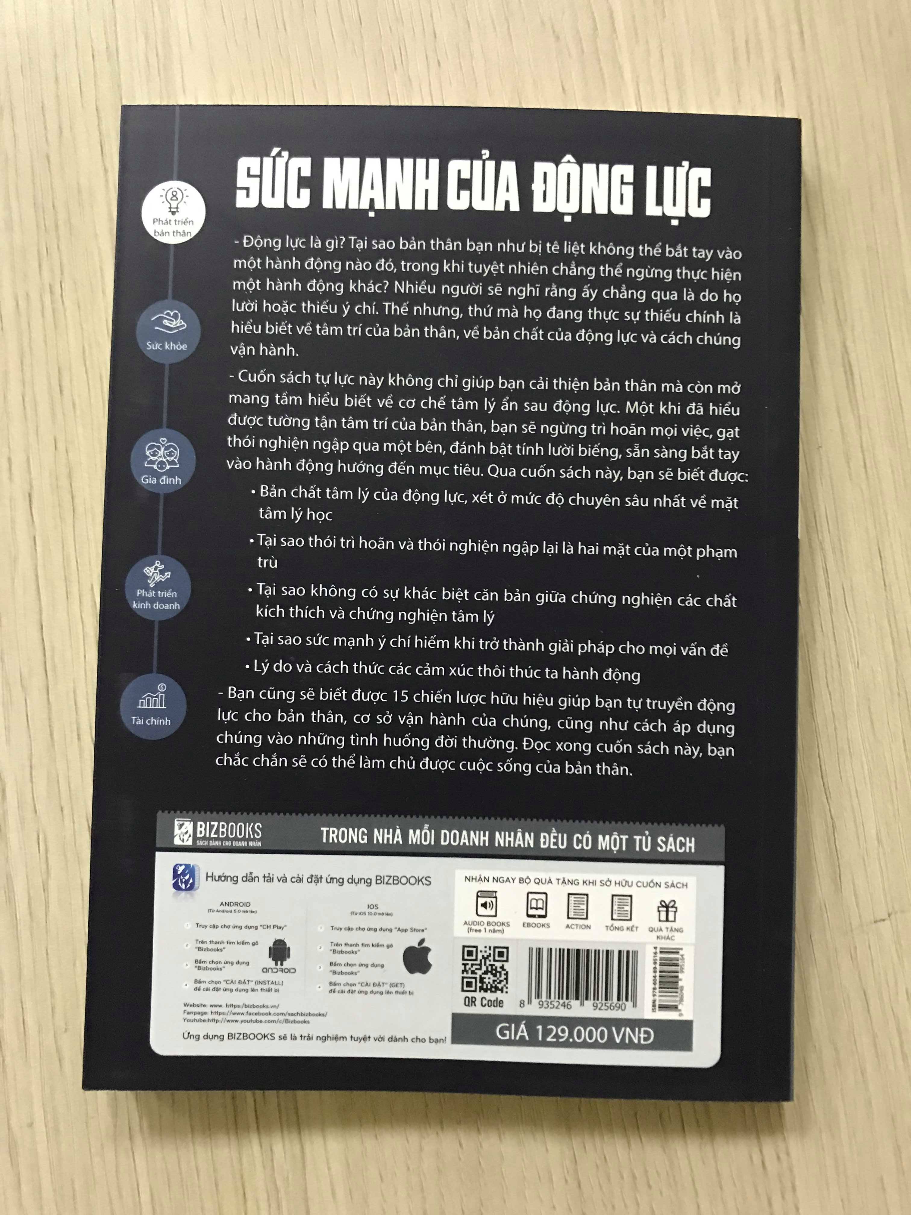 Sức Mạnh Của Động Lực - Nghệ Thuật Vượt Lên Những Cám Dỗ Của Cuộc Sống ( tái bản )( tặng kèm iring như hình )