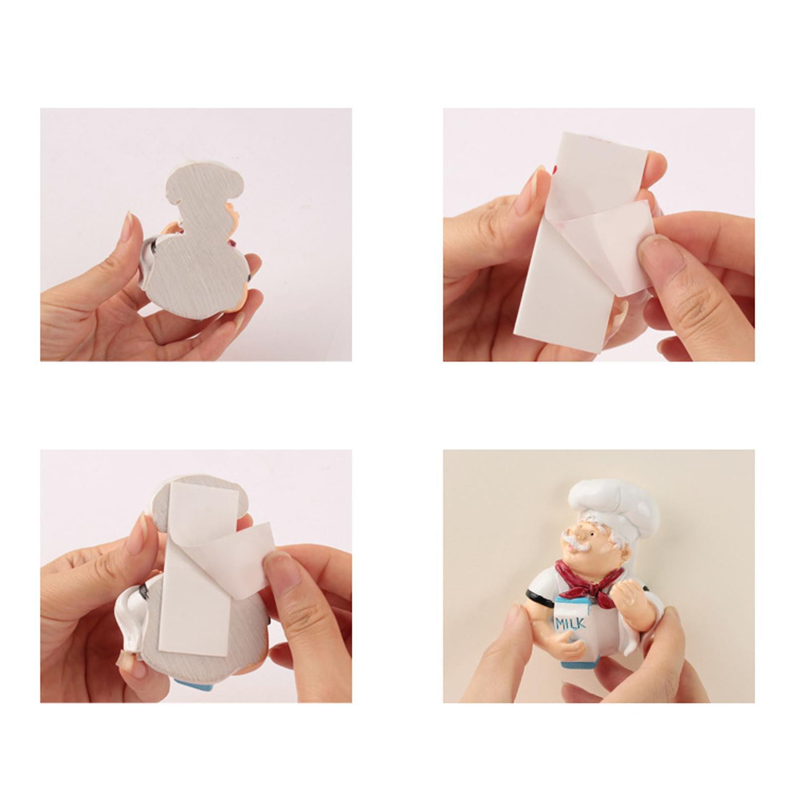 Chef Pattern Cable Clip Hook Wire Management Creative Self Adhesive Hanger