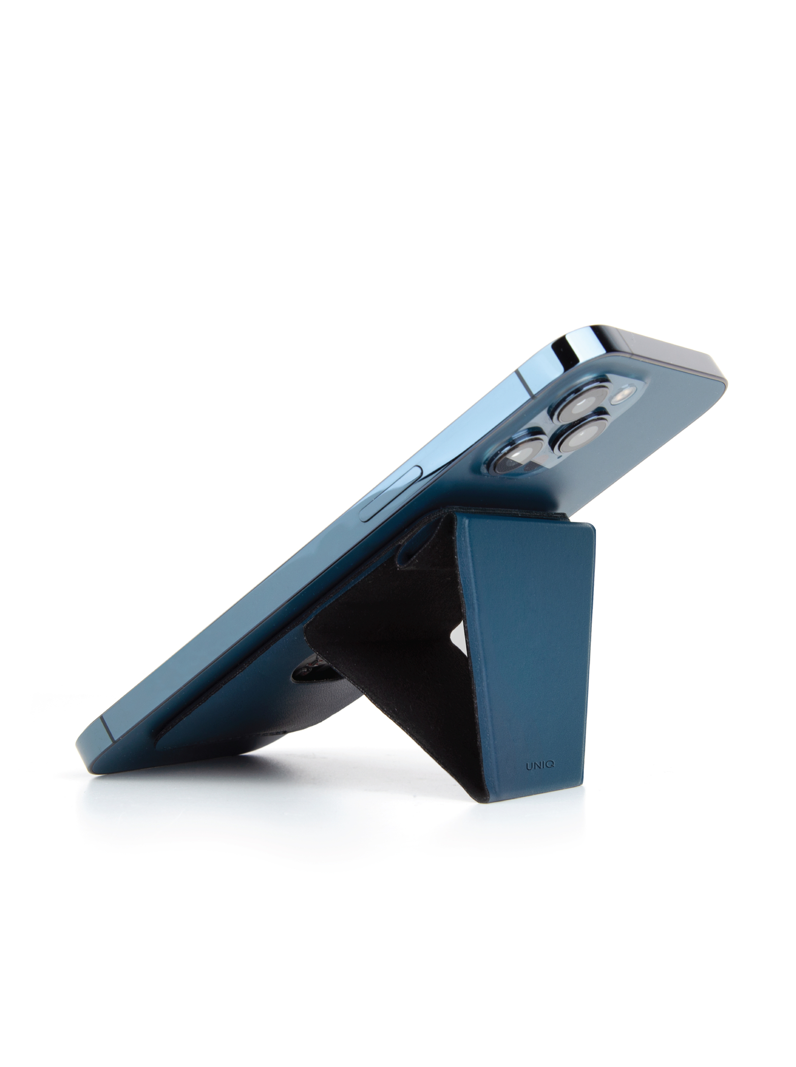 Ví Hỗ Trợ Sạc Từ Tính Kiêm Giá Đỡ Dành Cho iPhone 13 / iPhone 12 Series UNIQ LYFT Magnetic Snap-On Stand- Hàng Chính Hãng