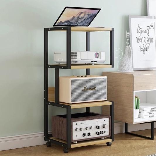 Kệ máy in, Kệ để Máy In Máy Fax Và Đồ Văn Phòng KMI03 Tiện Lợi có Bánh xe dễ dàng di chuyển, Khung Sắt Sơn Tĩnh Điện