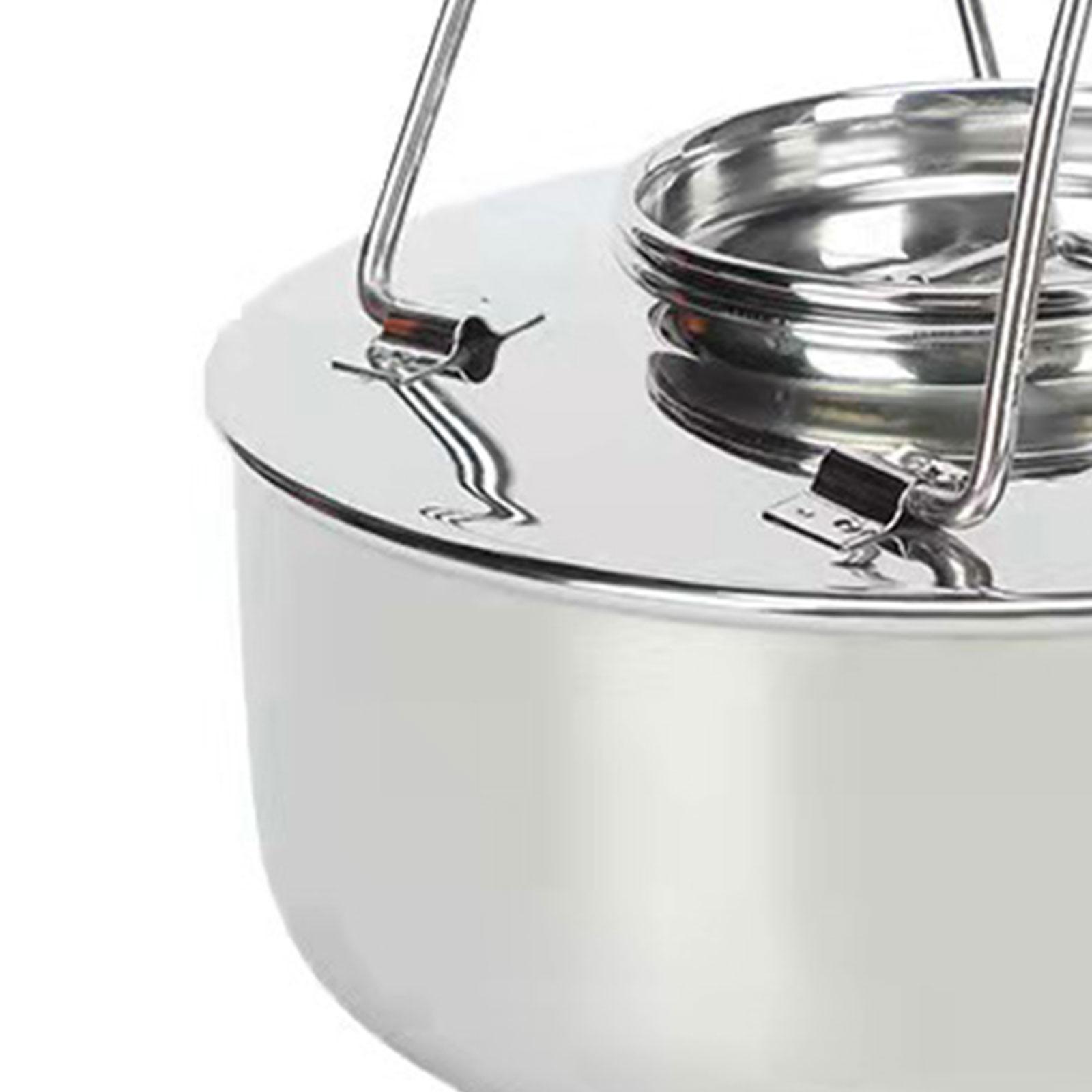 1.5L Camping Tea Kettle Campfire Kettle Tea Pot Water Kettle for Backpacking