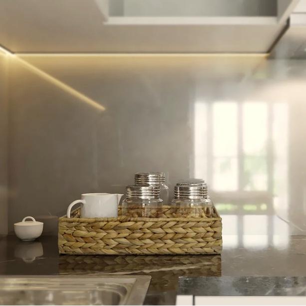 Khay lục bình VIETBAS vuông LBK_041