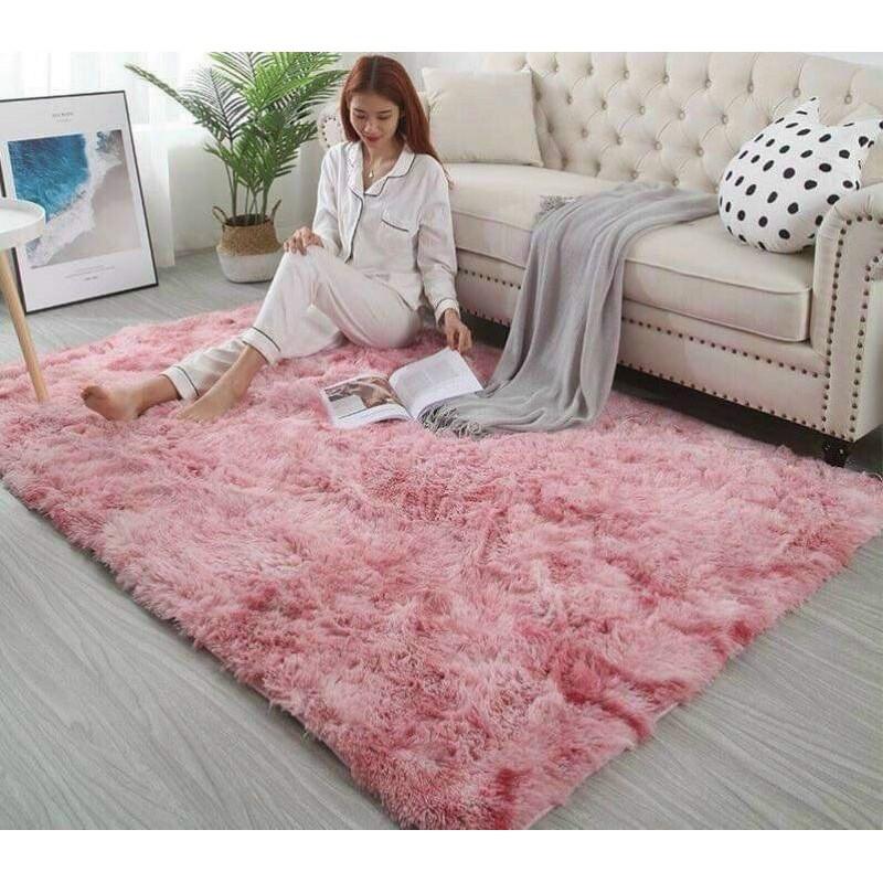 Thảm lông trải sàn khách