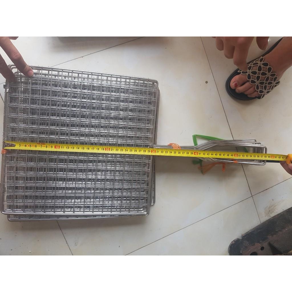 Vỉ nướng thịt inox 304 nhiều kích cỡ dùng nướng thịt, nướng cá, nướng mực cực tiện dụng