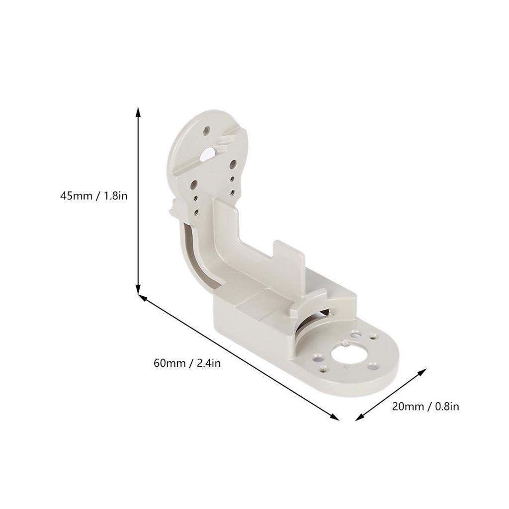 White Gimbal Yaw Fixed Bracket Buckle Mount for