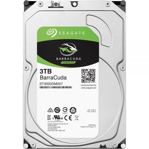 Ổ Cứng HDD Seagate BarraCuda 3TB/64MB/3.5 - ST3000DM007 - Hàng chính hãng