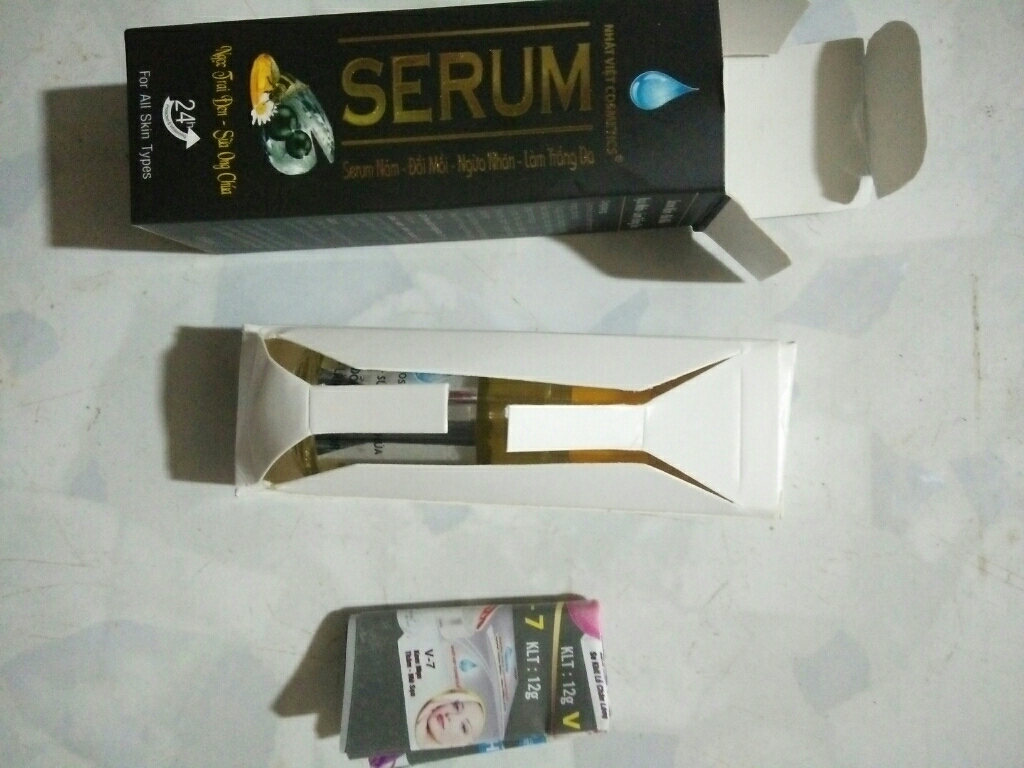 Serum Nám, Đồi Mồi, Chống Nhăn, Làm Trắng Da, Ngọc Trai Đen, Sữa Ong Chúa (15ml)