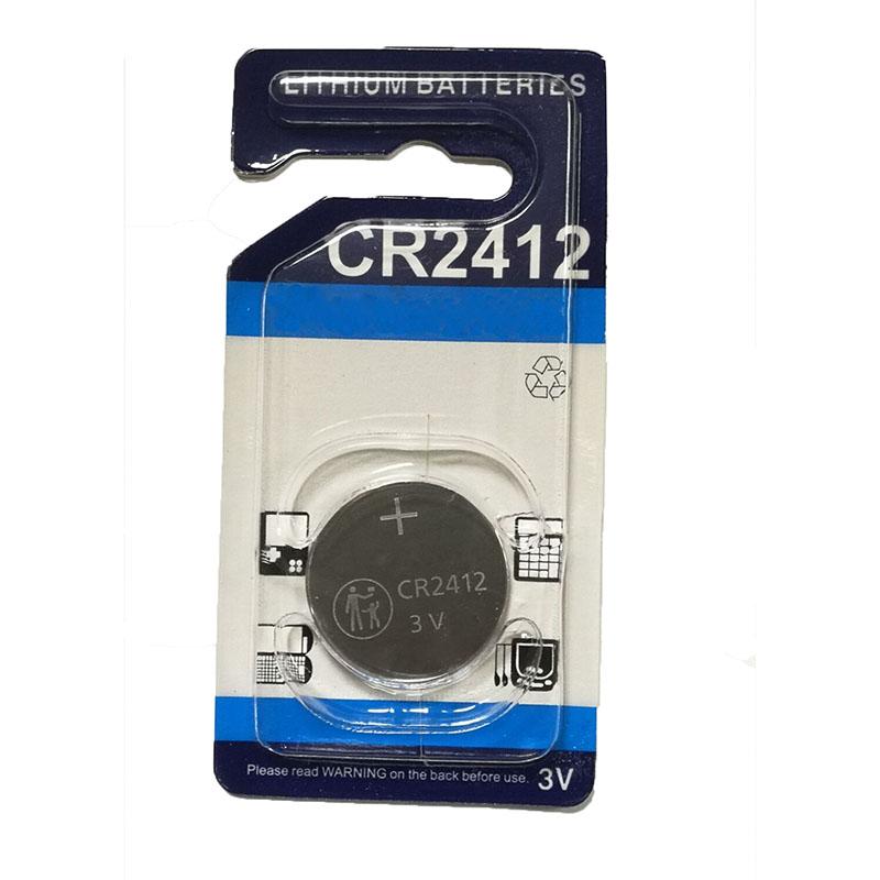 1 Cái/lốc CR2412 2412 Đồng Xu Pin Lithium 3V Cho Chìa Khóa Ô Tô Và Như Vậy Mới Ban Đầu
