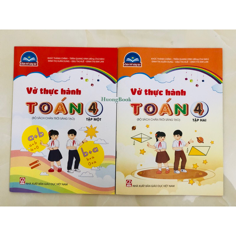 Sách - Combo Vở thực hành Toán 4, tập 1+2 (Bộ sách Chân trời sáng tạo)