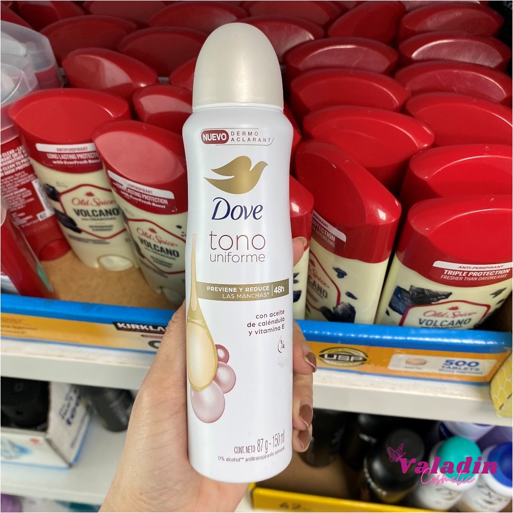 lốc 6 chai Xịt Khử Mùi Dove 48h Tono Uniforme Calendula Vitamin E 150ml( không có tem phụ- không xuất hóa đơn )