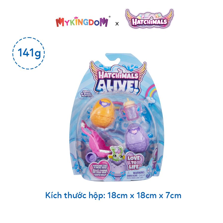 Đồ Chơi Xe Đẩy Water Hatch HATCHIMALS 6067741