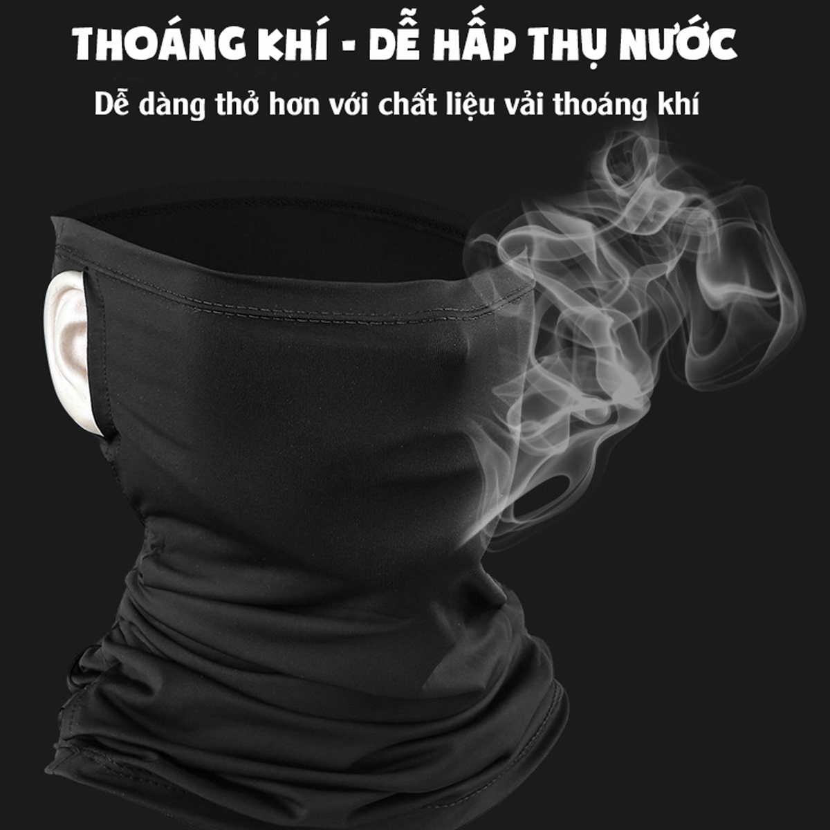 Khăn Trùm Mặt Che Nắng Đi Phượt Đa Năng Cao Cấp Vải Thoáng Khí, Mau Khô, Dễ Mặc Cho Nam Và Nữ Dành Cho Phượt Thủ - Mai Lee