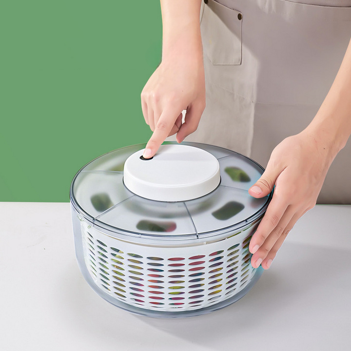 Chậu Quay Tách Nước Làm Khô Rau Củ Bằng Điện Dehydrator Merit 6L - Home Decor Furniture