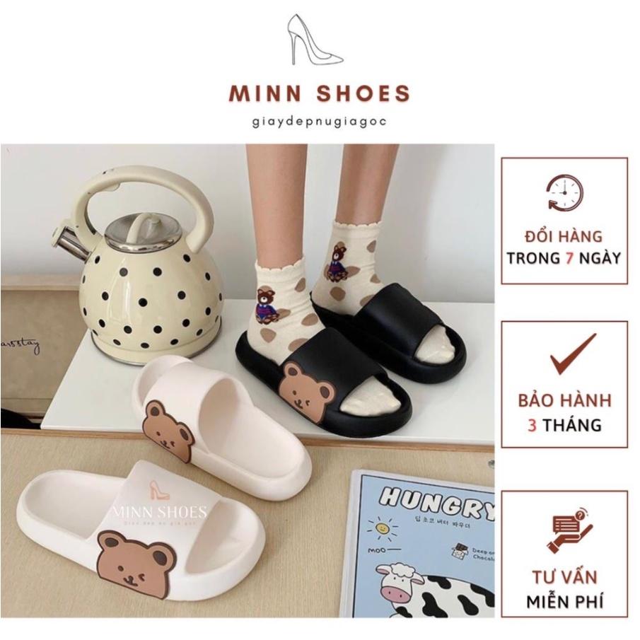 Dép bánh mì gấu ulzzang nam nữ thời trang siêu nhẹ