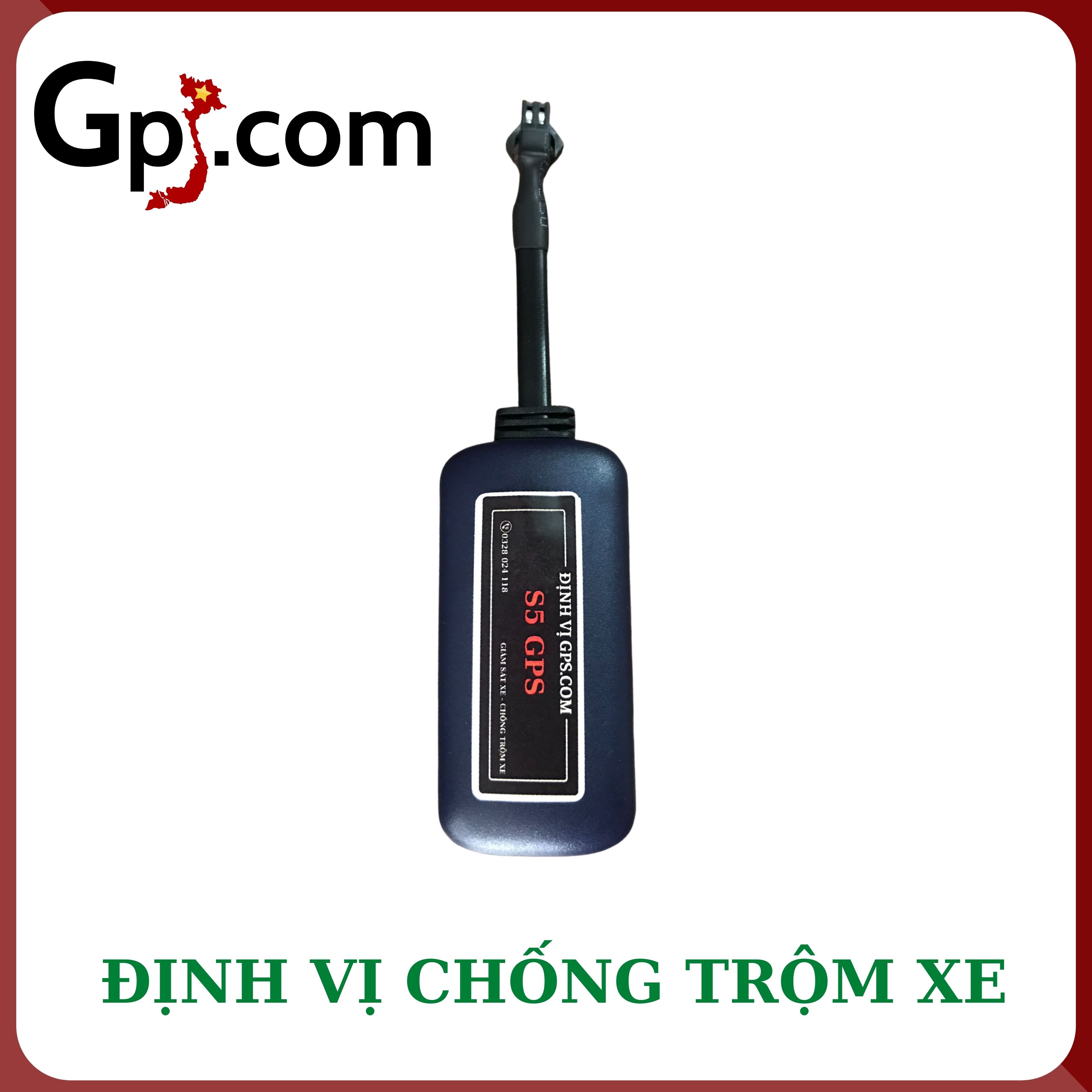 Định vị chống trộm xe máy, ô tô S5 chính xác vị trí, phần mềm tiếng Việt, dẫn đường đến vị trí xe