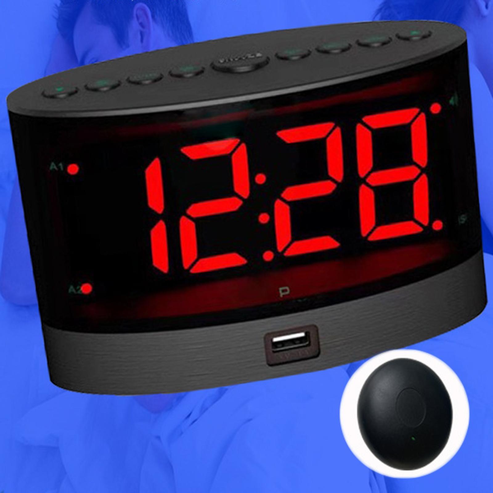 Vibrating Alarm Clock with A USB Charging Port for Home Decoration