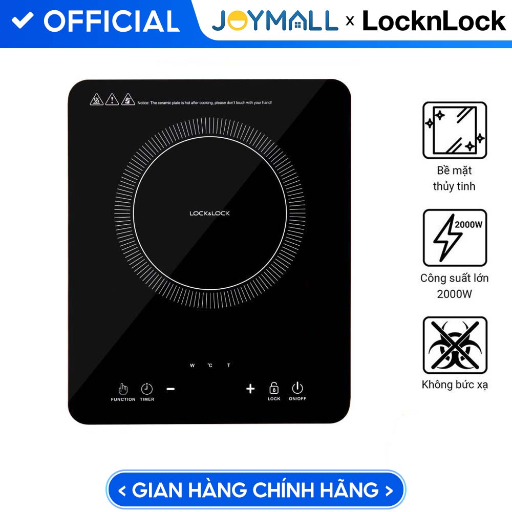 Bếp Từ Đơn Lock&Lock EJI411 (2000W) - Hàng Chính Hãng