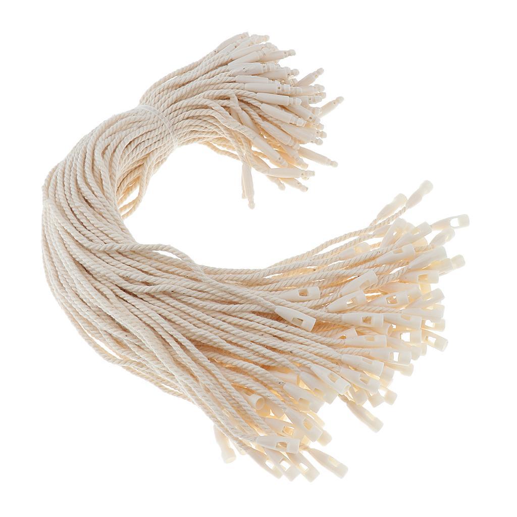 Pack of 1200 Pcs 5 inch Plastic Tag Line Tie & 8 inch Pricing Bullet Tag String