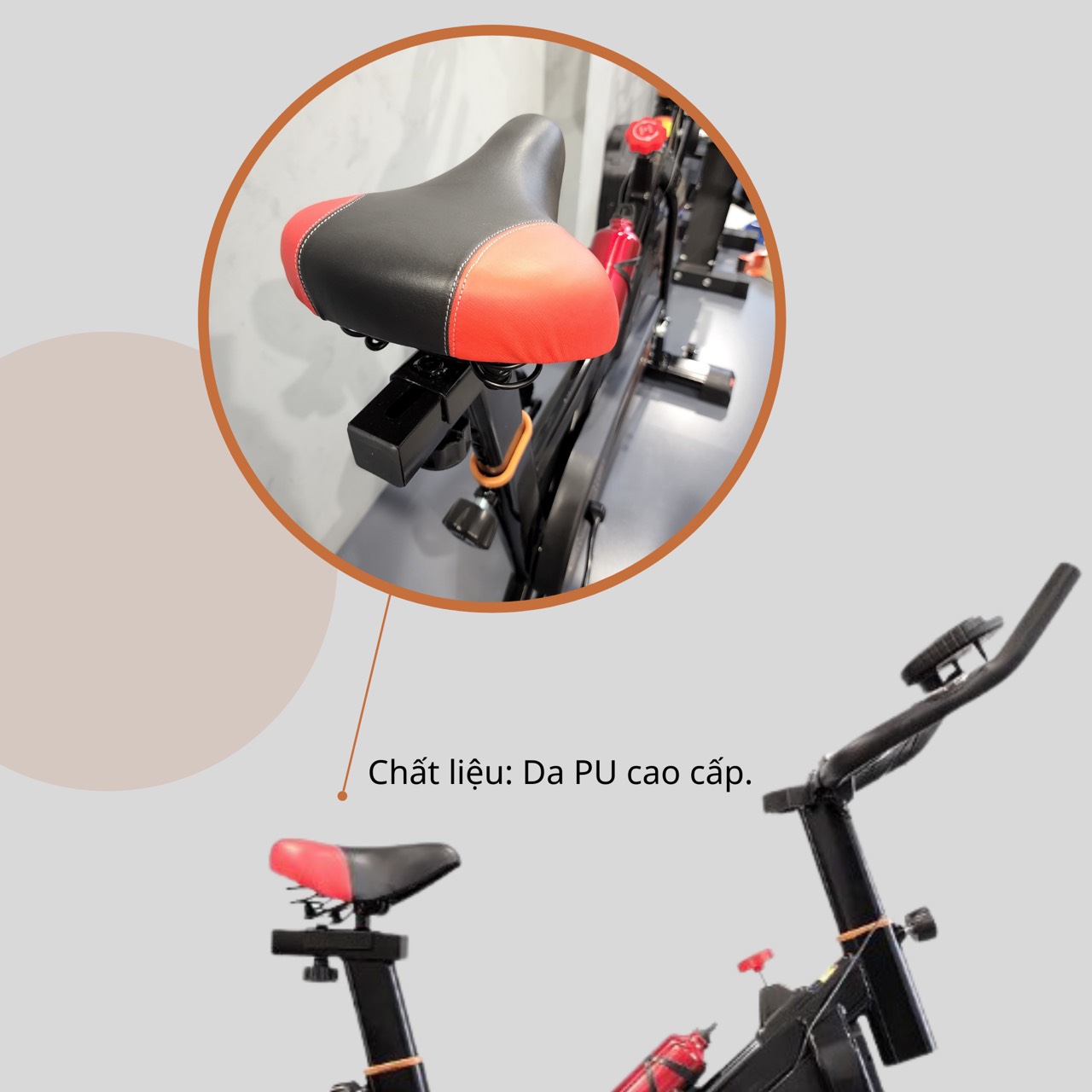 Xe Đạp Tập Thể Dục,Tập Gym Tại Nhà Đa Năng K370 Cao Cấp Đại Nam Sport + Tặng Máy Massage Xung Điện