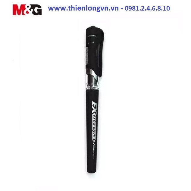 Bút nước - bút gel 0.7mm M&amp;G - GP1115 màu đen