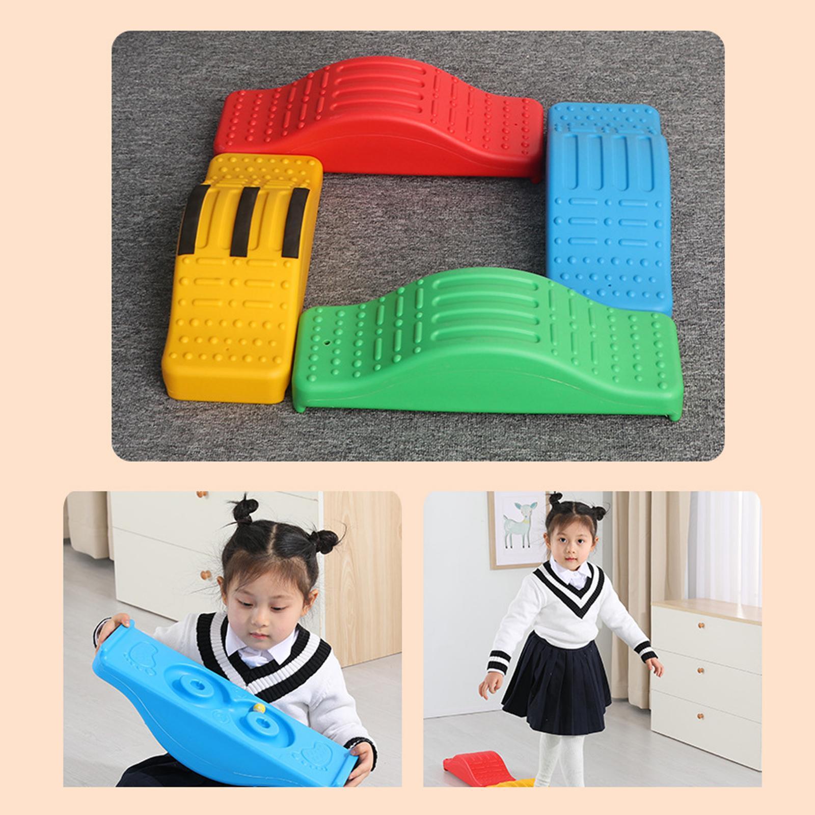 4 Piece Balance Board Outside Kids Children Exercise Rocker Board